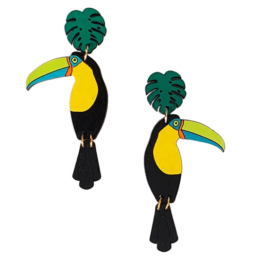 Toucan Stud Dangles