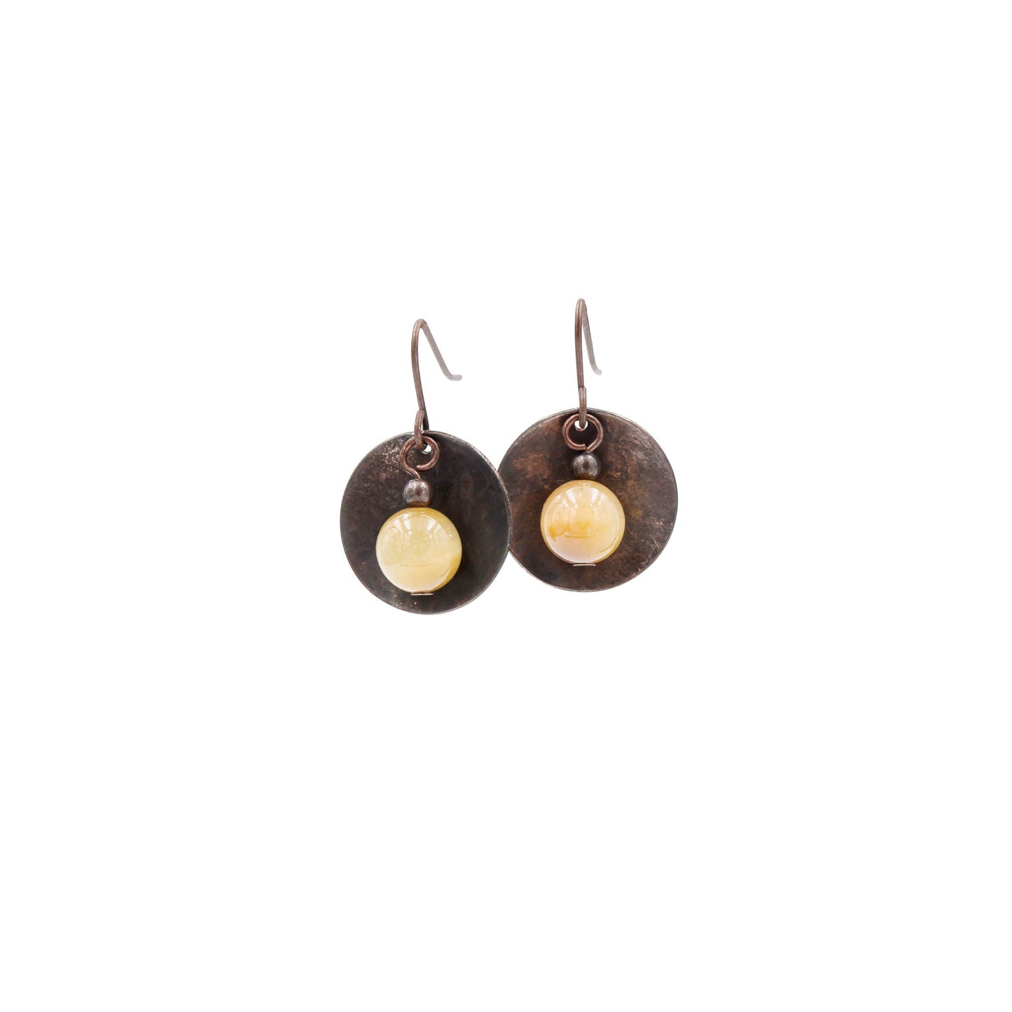 Copper Blonde Tiger Eye Saucers