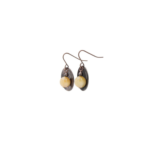 Copper Blonde Tiger Eye Saucers