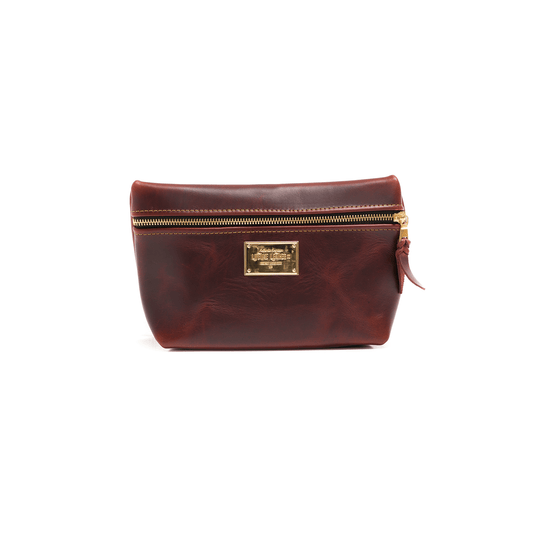 Smooth Leather Cosmetic Bag All for American