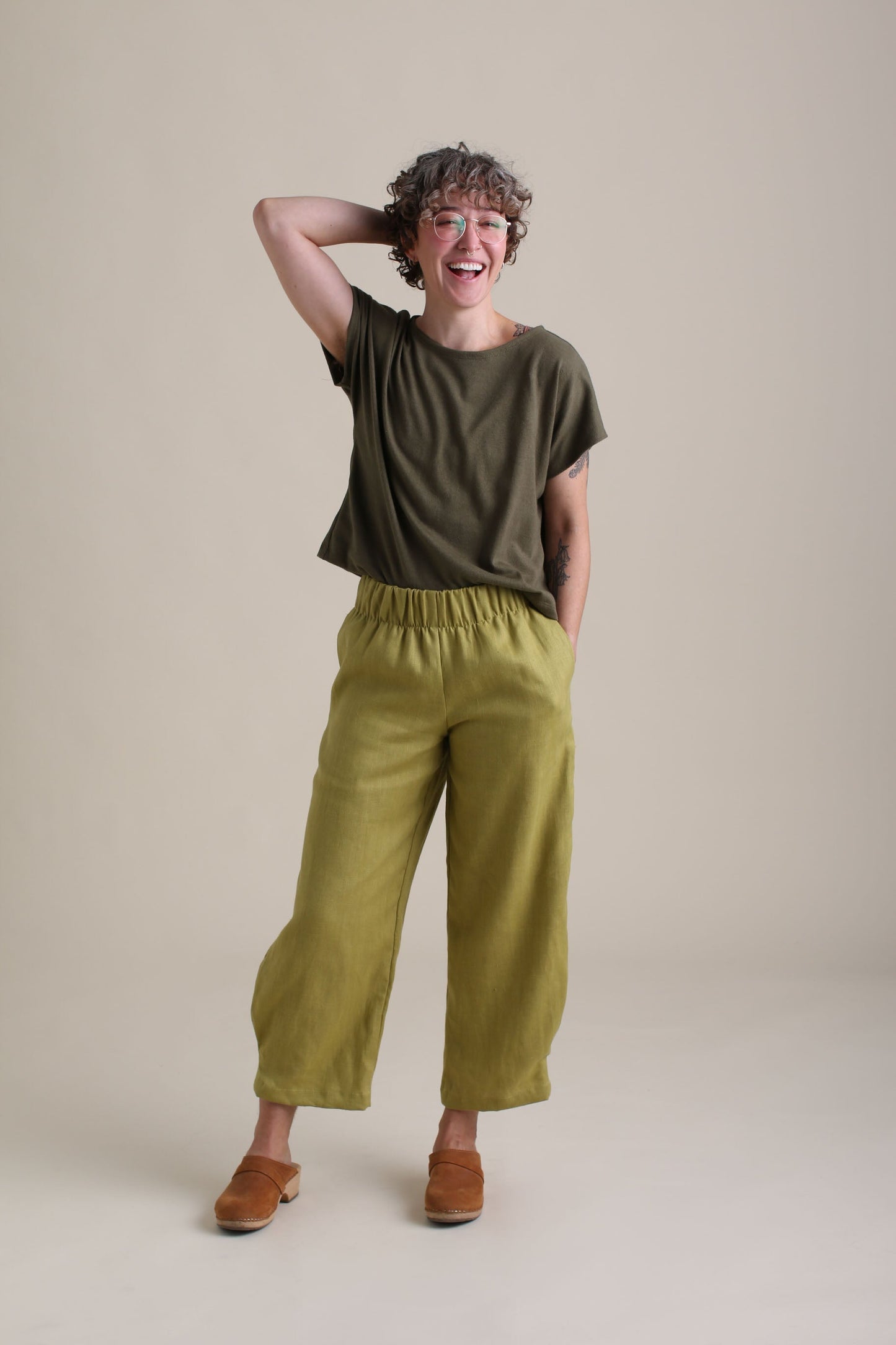 Crescent Moon Pants (Updated) in Citrus