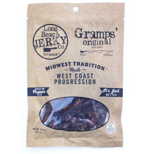 Gramps Original Flavor Beef Jerky | 2.5 oz | JVL Enterprises