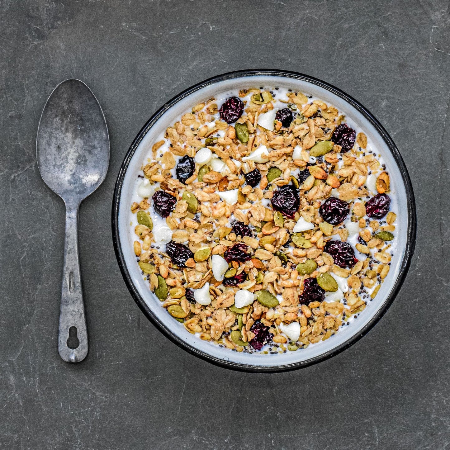 Cranberry White Chocolate Granola (nut-free)