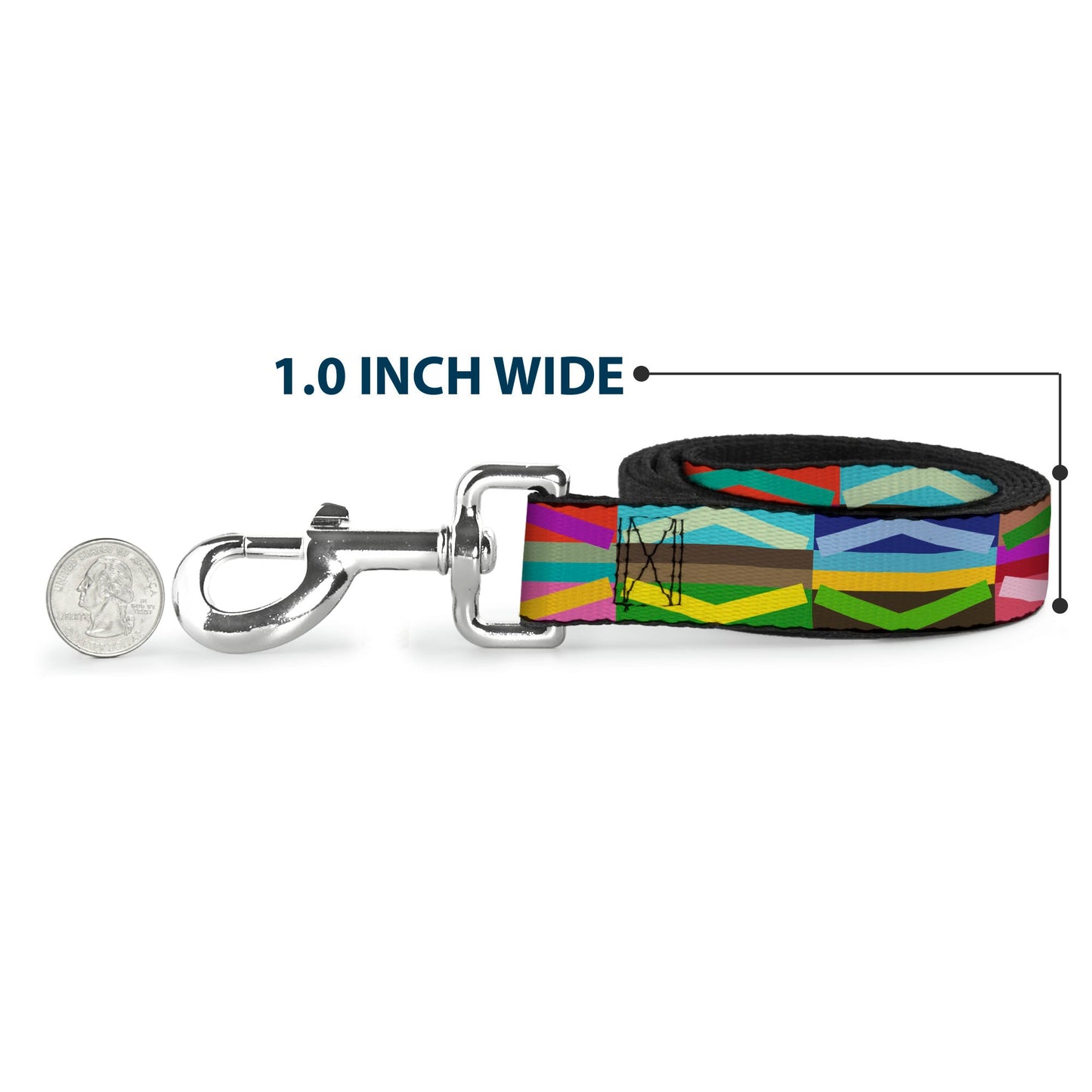 Dog Leash - Geometric10 Multi Color