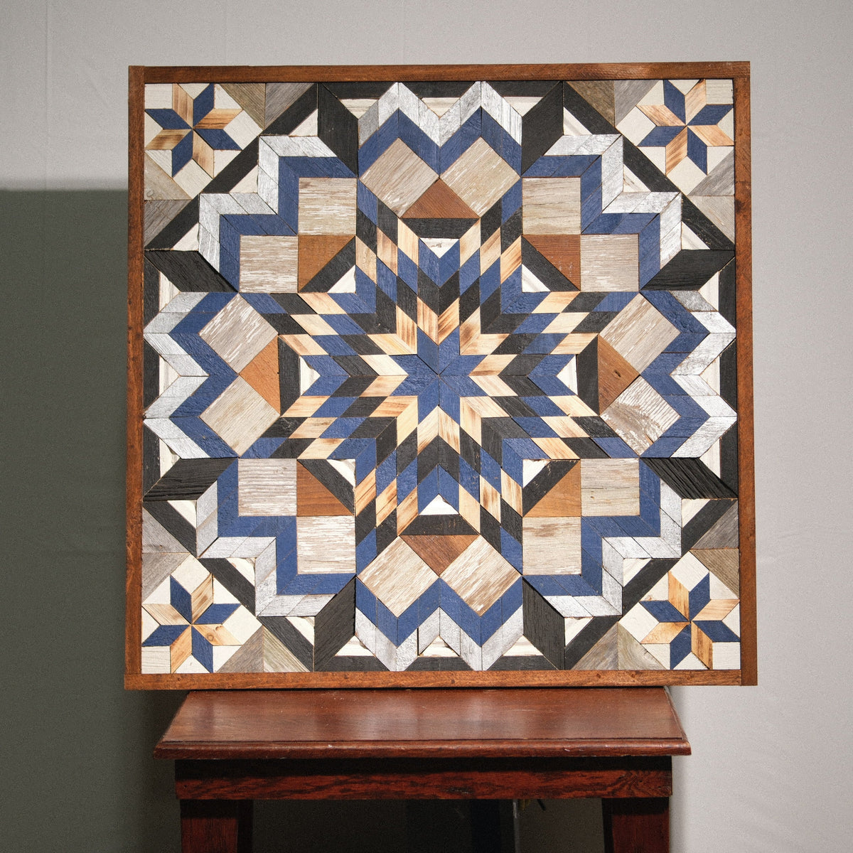 Amish Handmade Barn Quilt Wall Art – Reclaimed Barn Wood – 30.5” x 30.5”