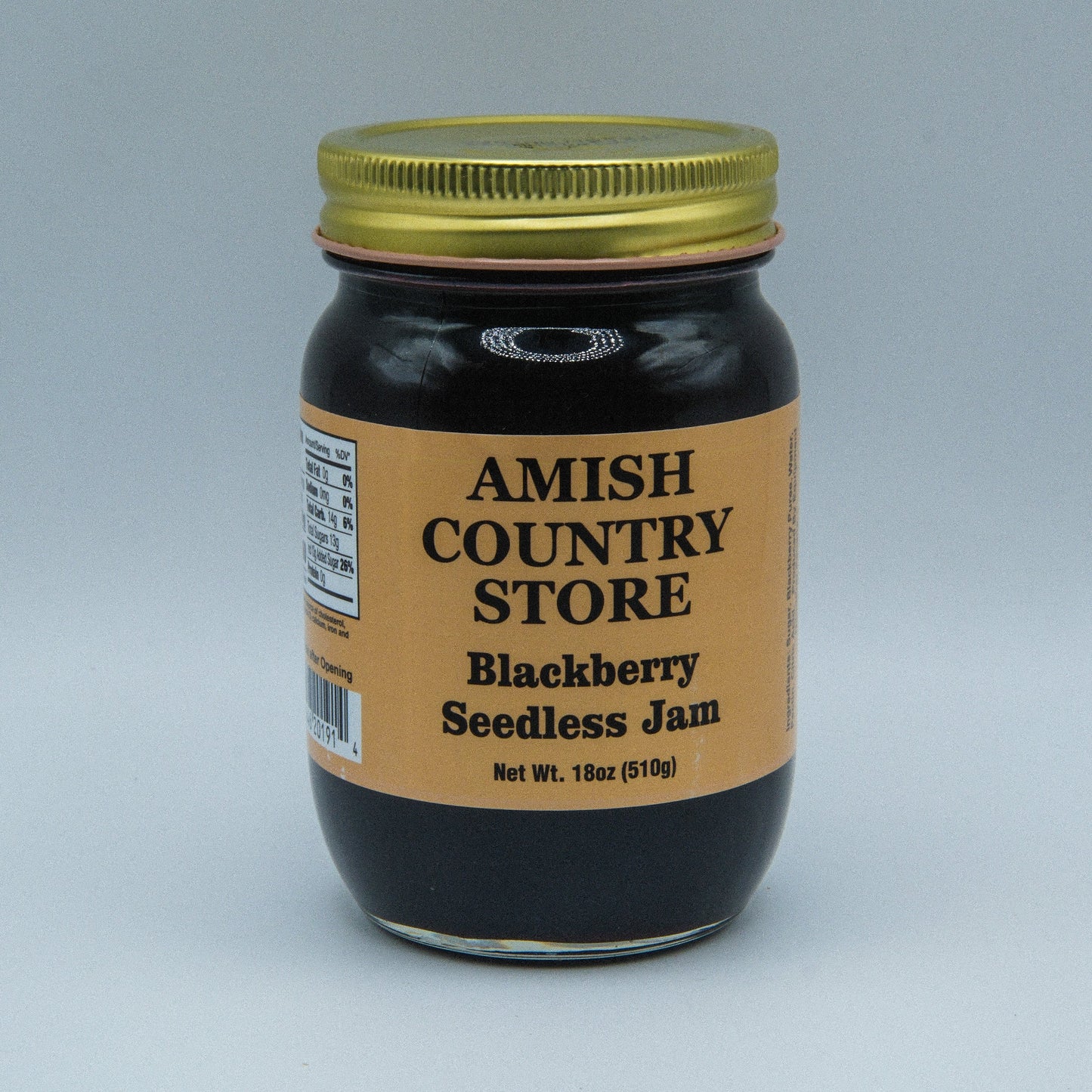 Blackberry Seedless Jam | Smooth Old-Fashioned Berry Spread | 18 oz