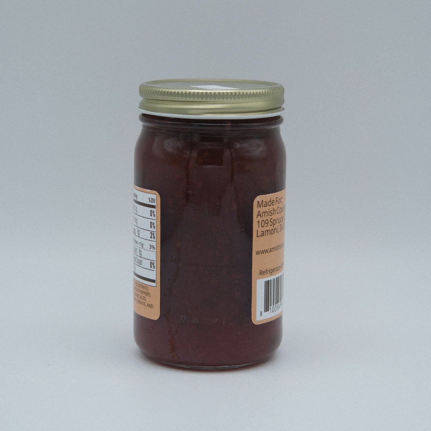 Strawberry Jalapeño Jam – No Sugar Added (9 oz) | Amish Country Store