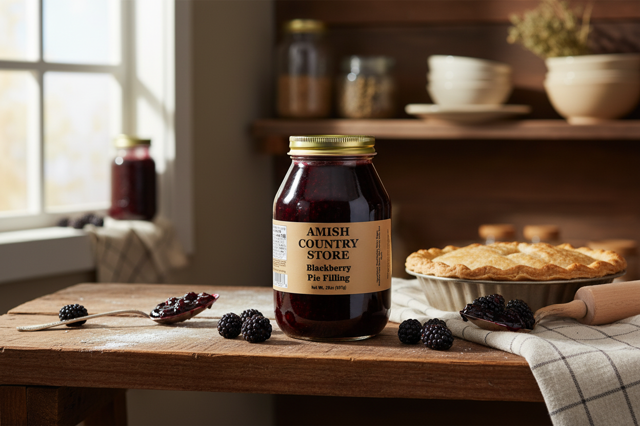 Amish Country Store Old-Fashioned Blackberry Pie Filling | 32 oz