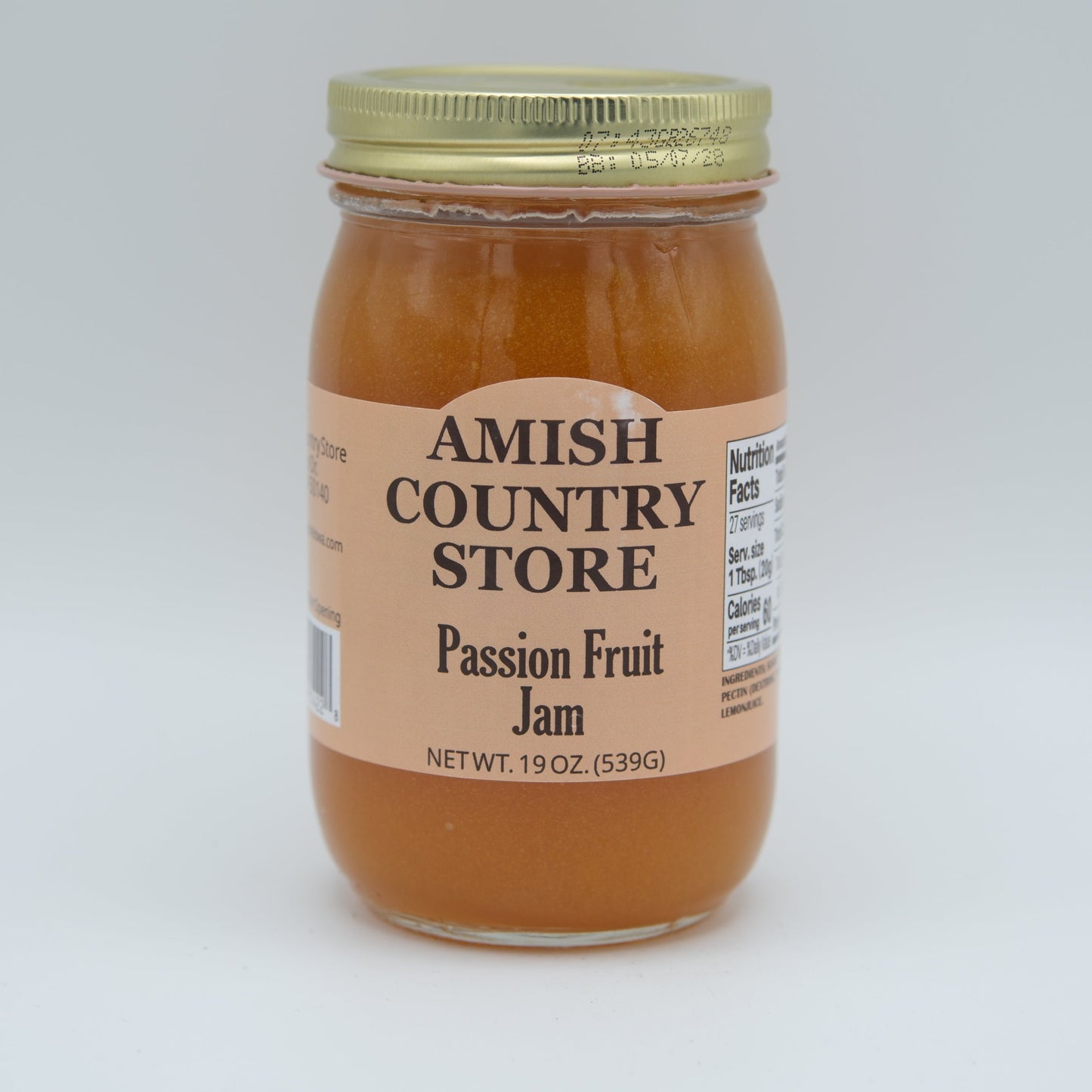Passion Fruit Jam | Tropical Amish-Style Fruit Spread | 19 oz