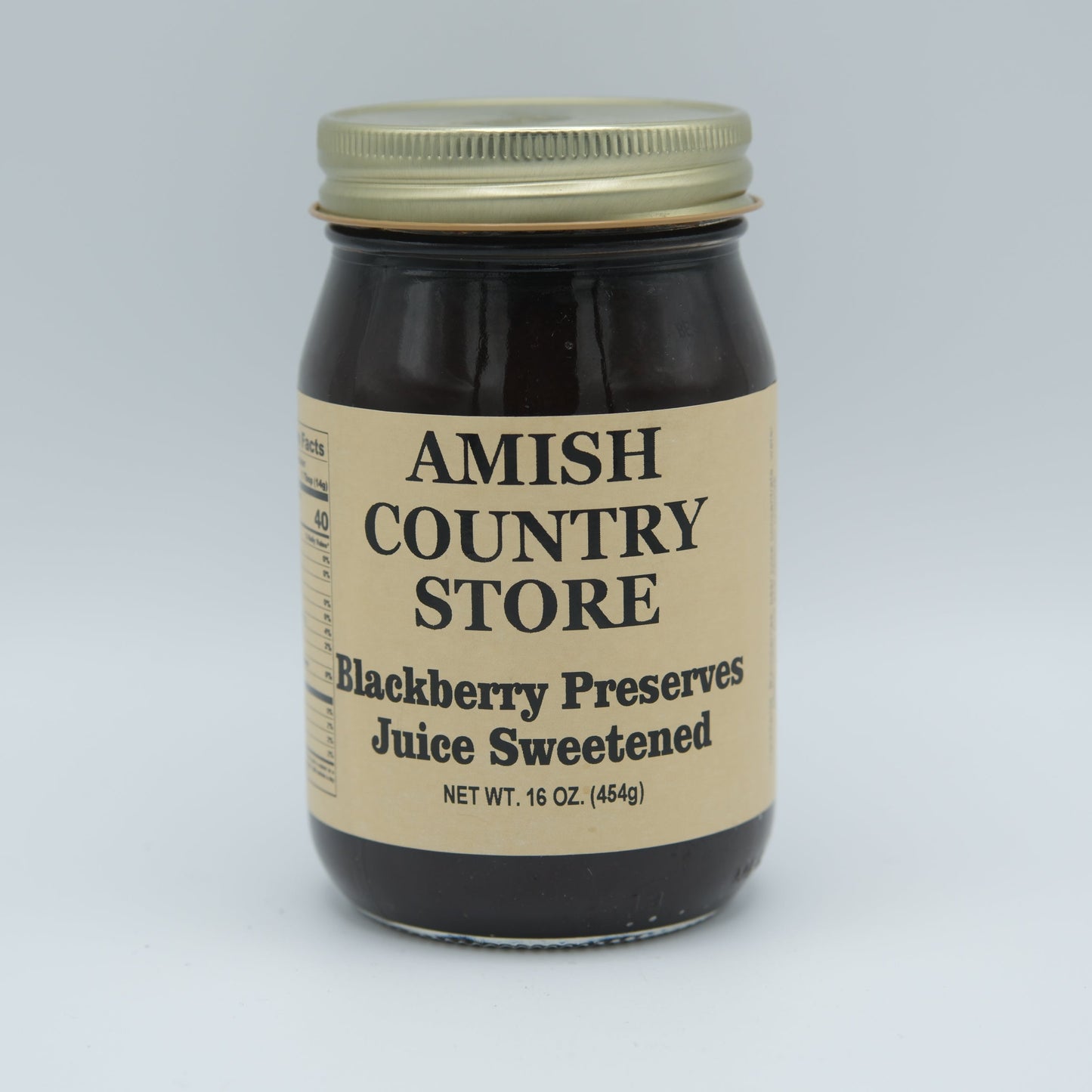 Blackberry Preserves | Juice-Sweetened Whole Berry Spread | 16 oz