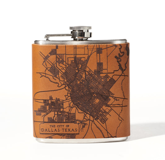 Dallas Map Flask
