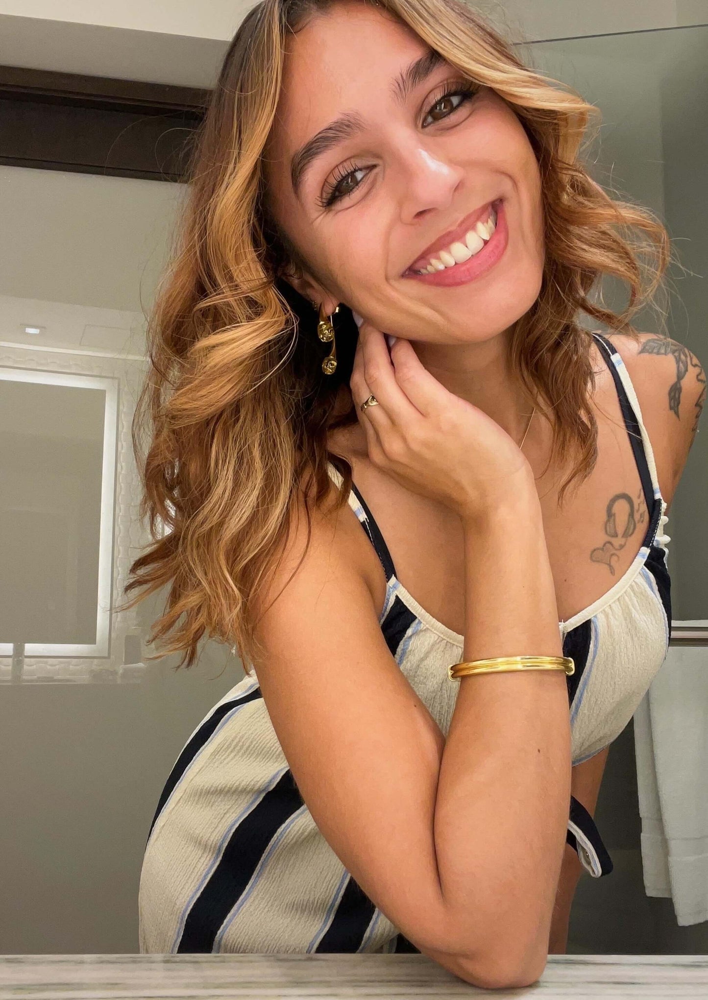 Interchangeable Double Drop Earrings