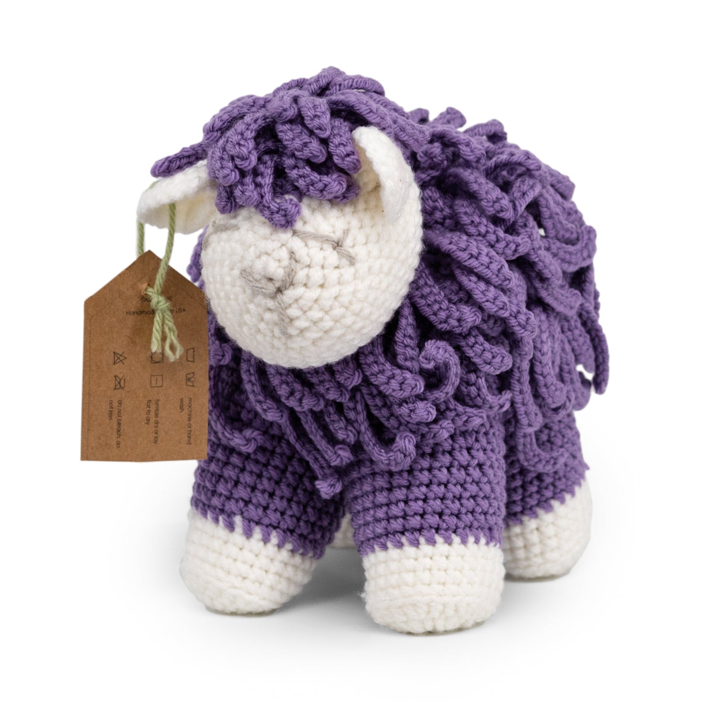 Crocheted Sheep Stuffed Animal | DiAnna Larson