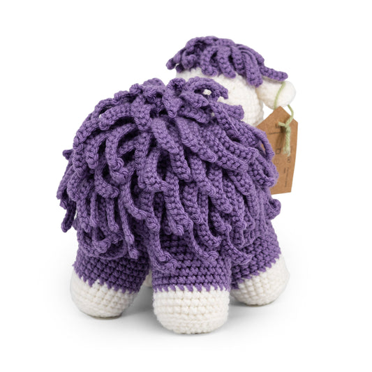 Crocheted Sheep Stuffed Animal | DiAnna Larson