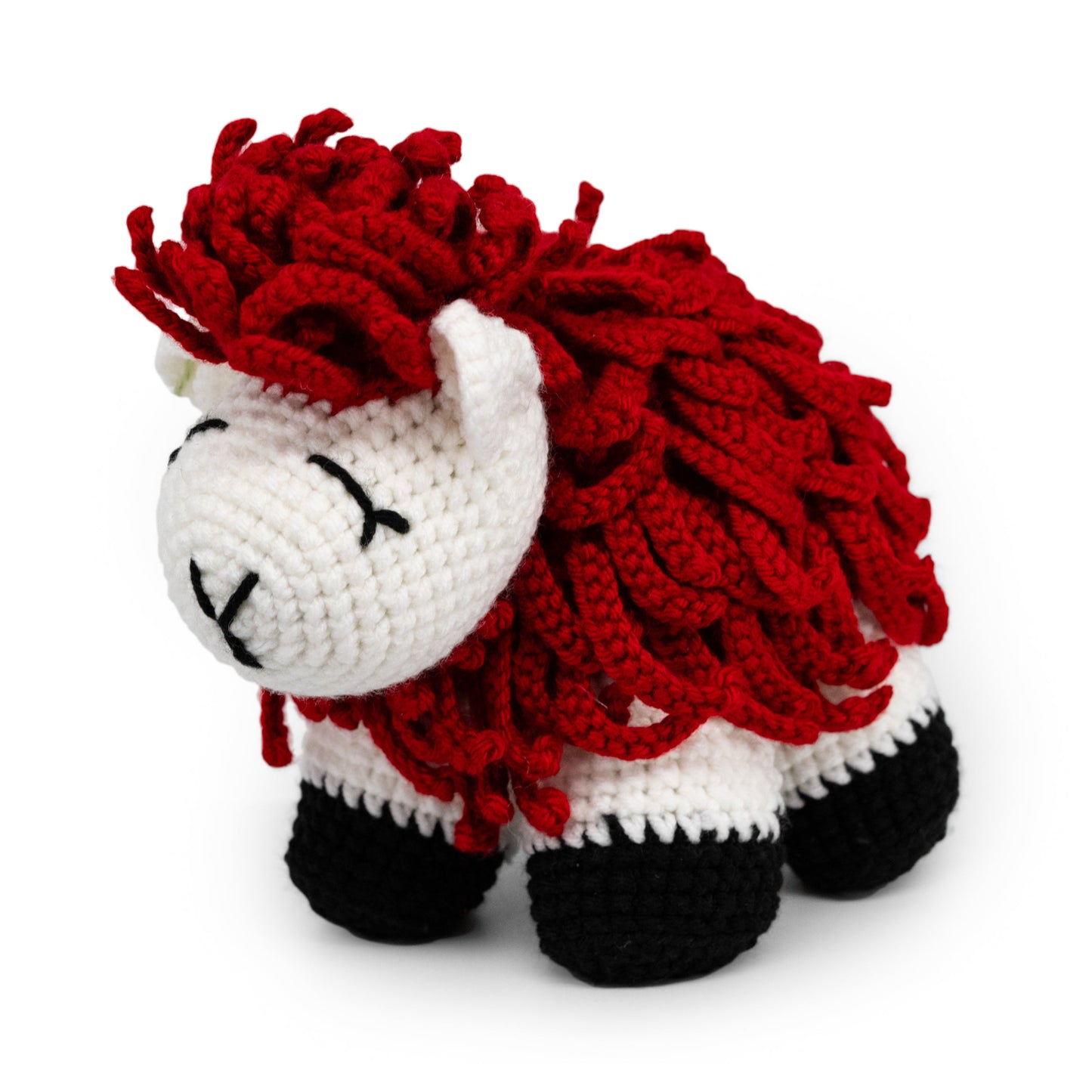 Crocheted Sheep Stuffed Animal | DiAnna Larson