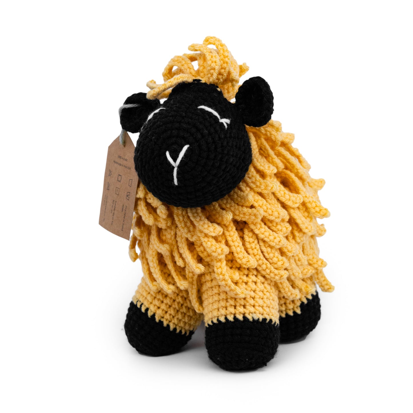 Crocheted Sheep Stuffed Animal | DiAnna Larson
