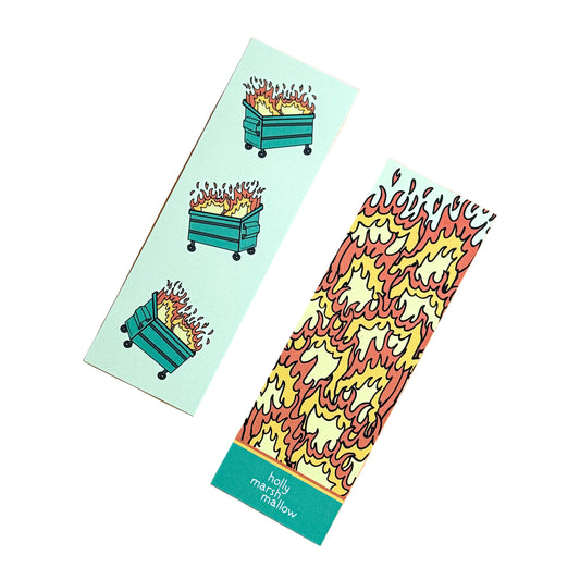 Dumpster Fire Bookmark