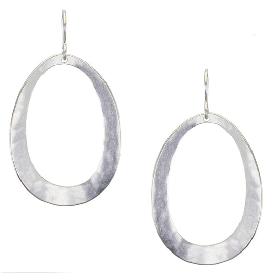 Curved Teardrop Wire Earring