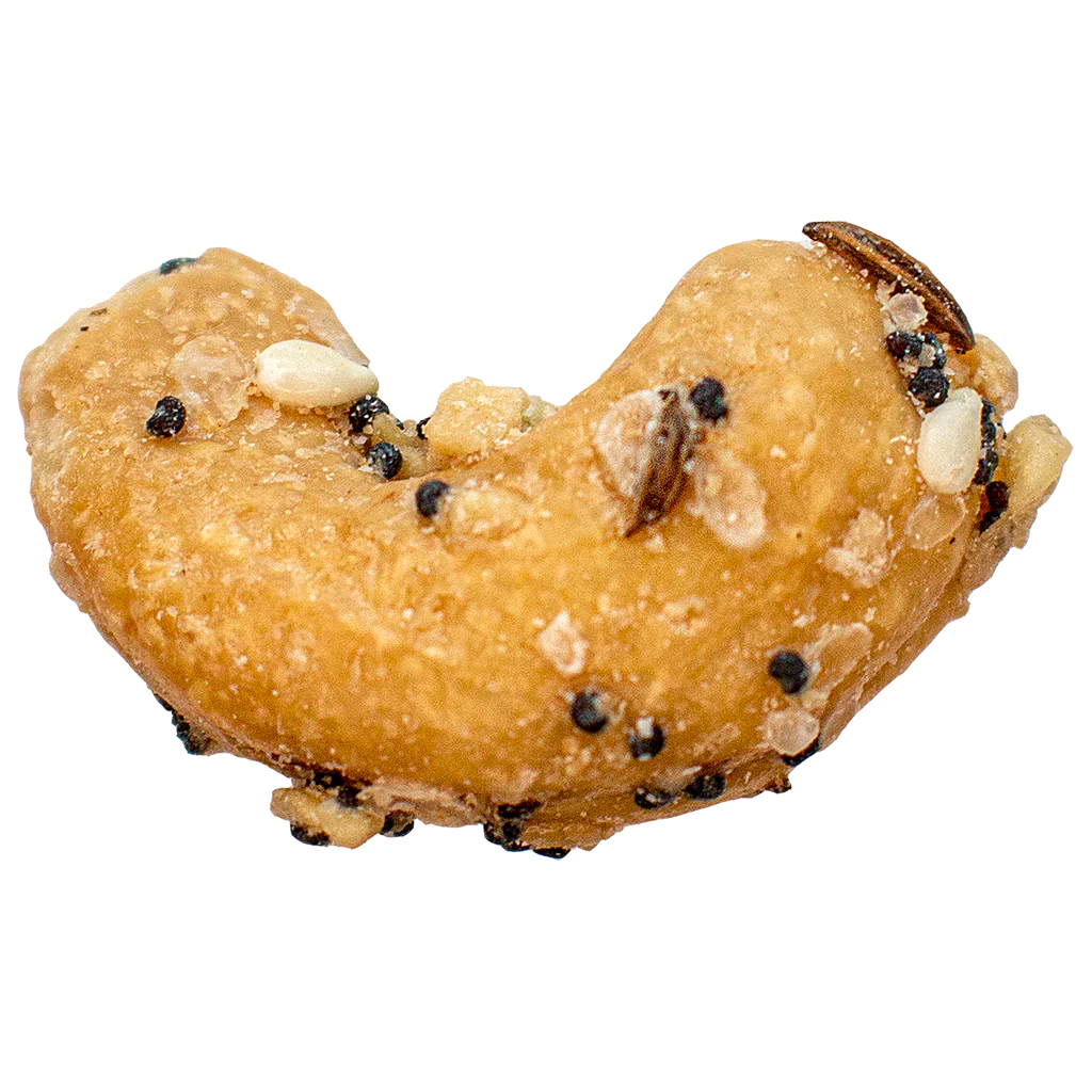 Everything Bagel Cashews | 4 oz | Brenmar