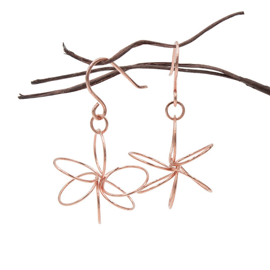 Copper Freeform Stars