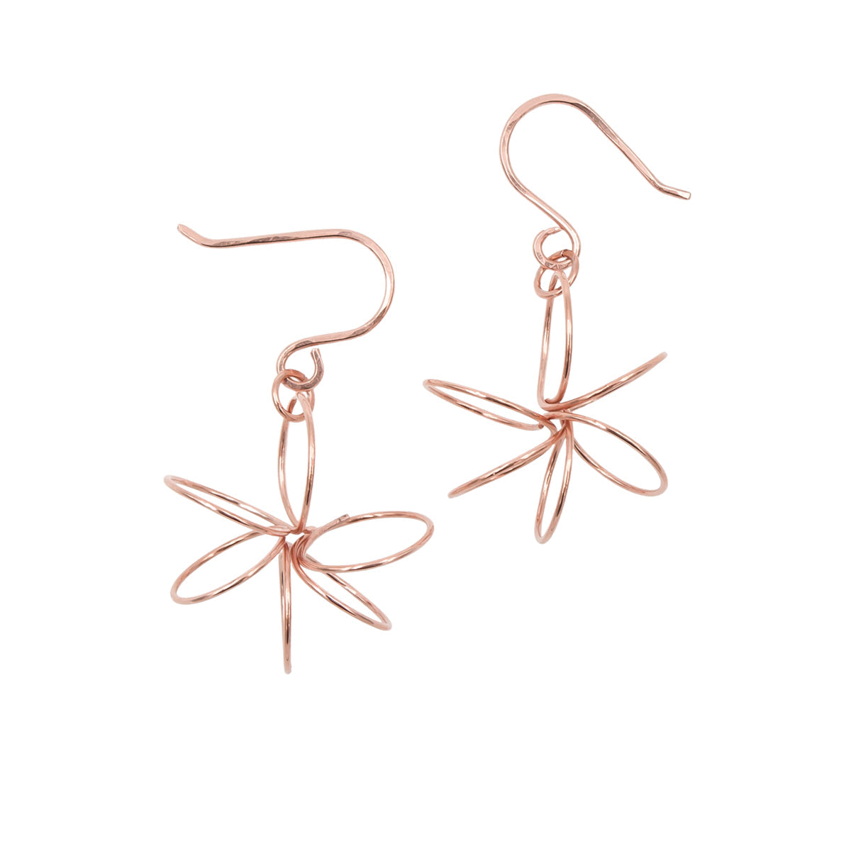 Copper Freeform Stars
