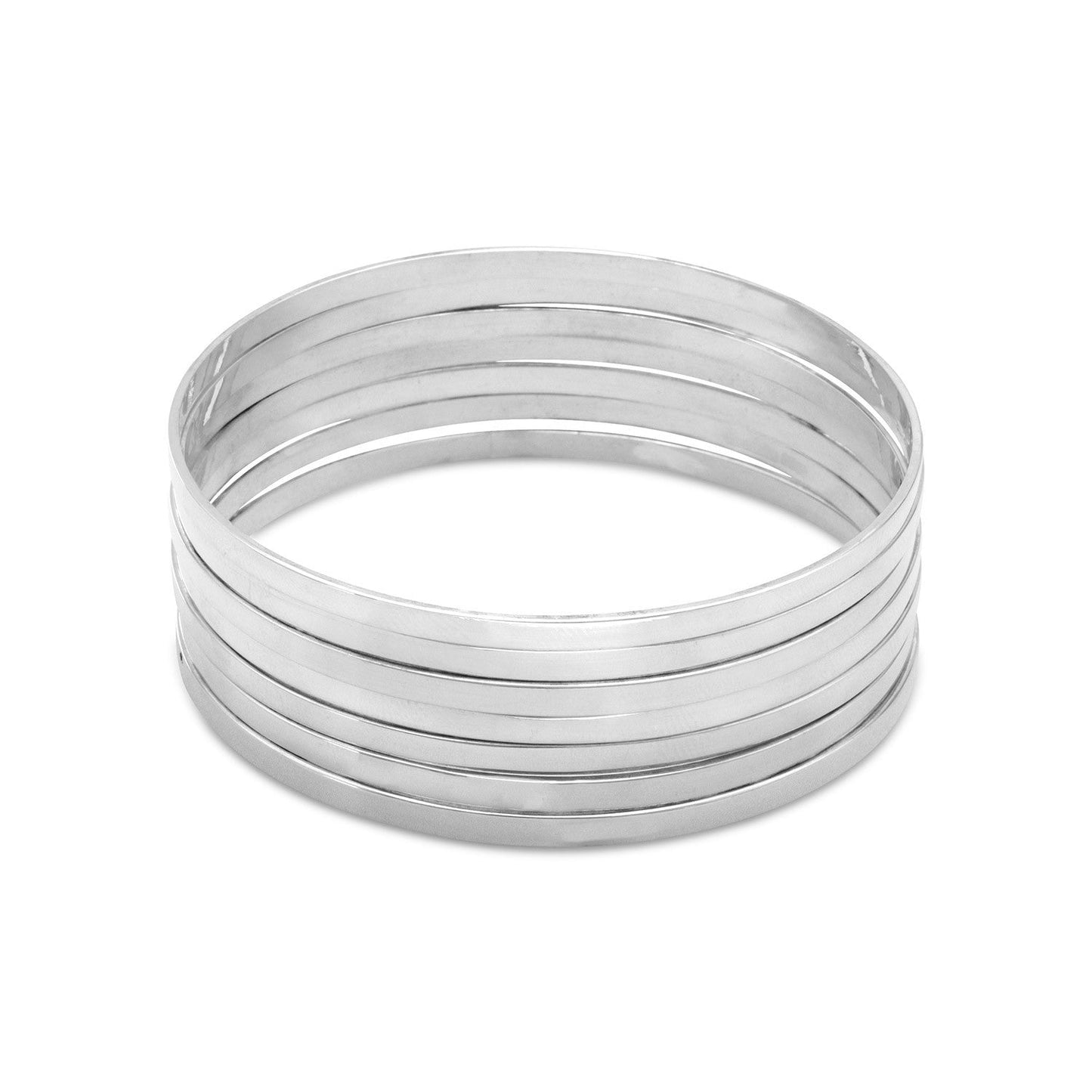 Set of Flat Bangles