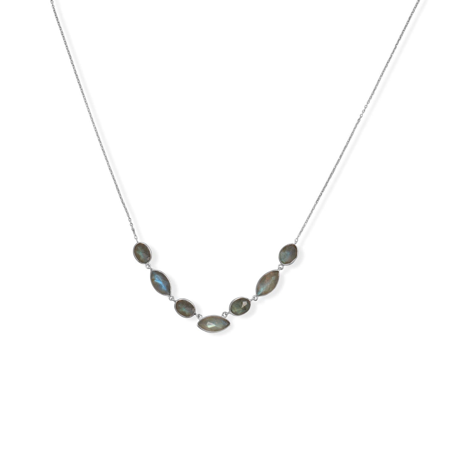 Faceted Labradorite Necklace