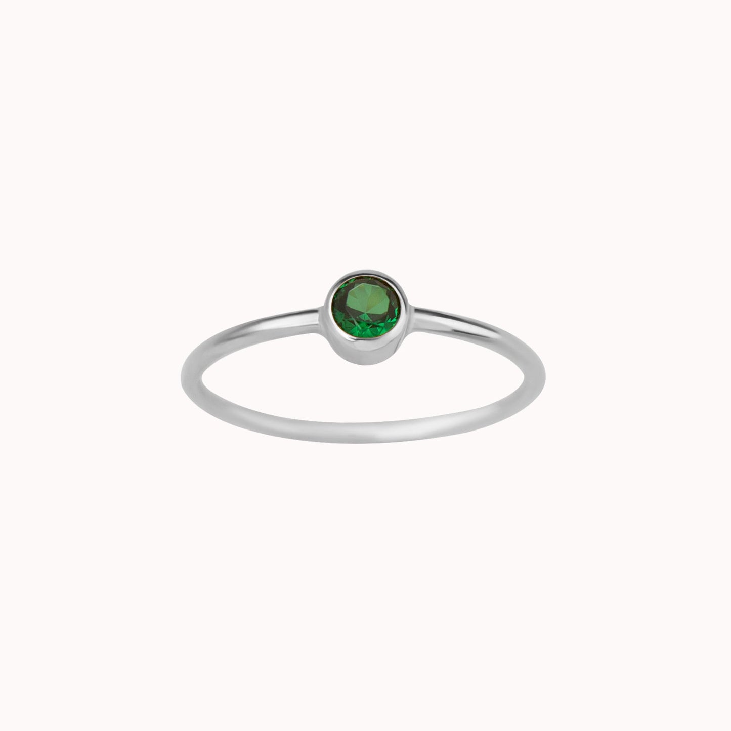 May Birthstone Ring ∙ Emerald