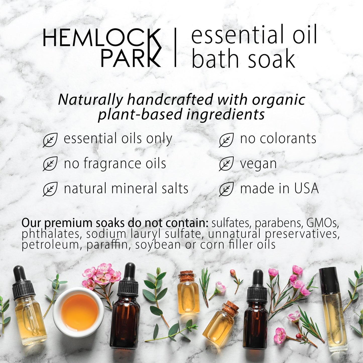 Calm Blood Orange Sage Essential Oil Bath Soak