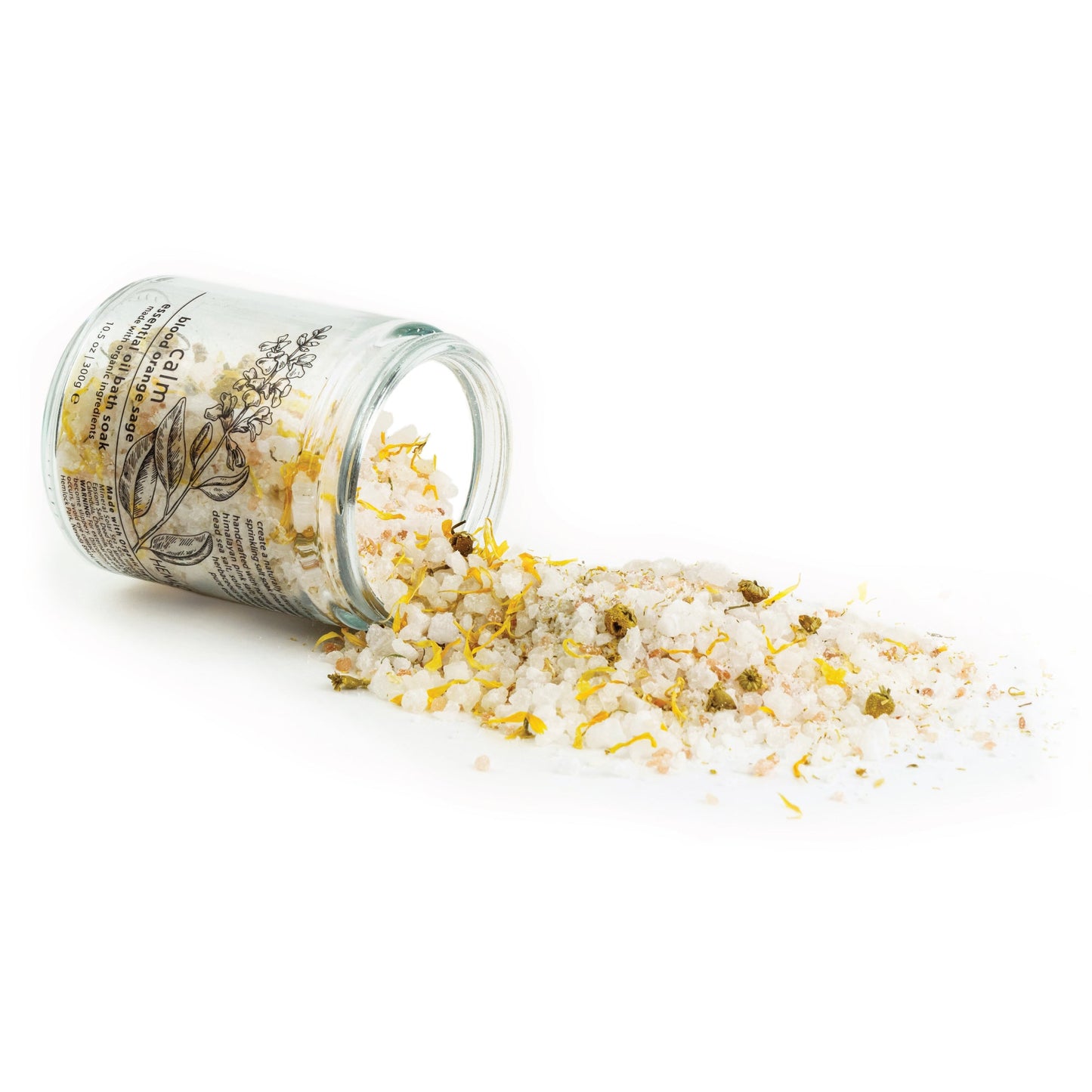 Calm Blood Orange Sage Essential Oil Bath Soak