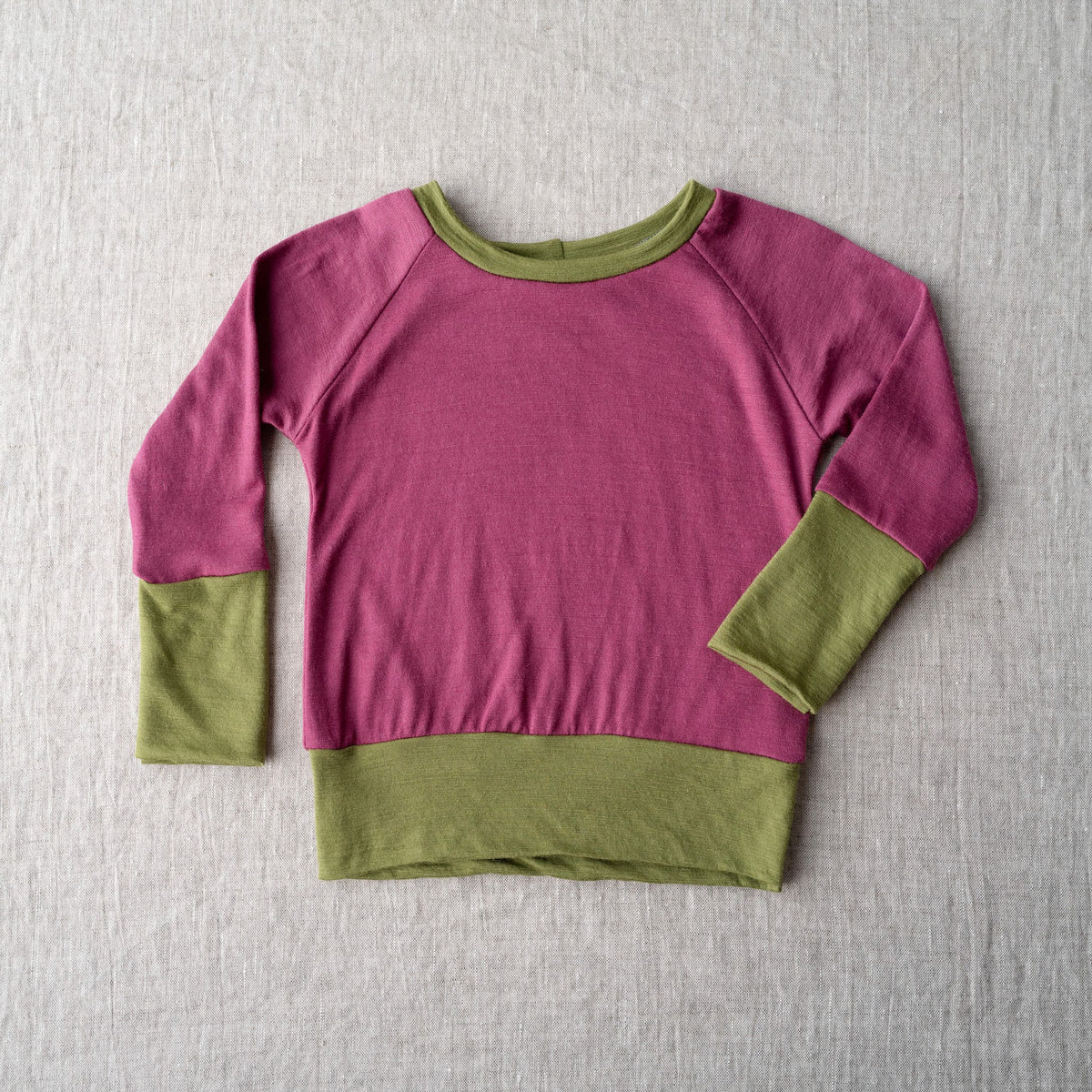 Kids Essential Merino Crew Top