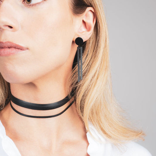 Ribbon+Stripe Choker
