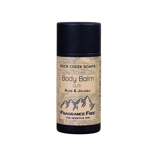 FRAGRANCE FREE BODY BALM |  Solid Lotion Bar - Fragrance Free