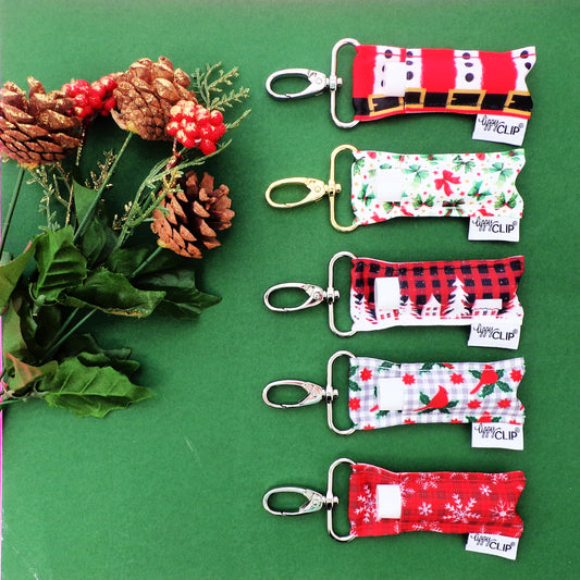 Christmas Bows LippyClip® Lip Balm Holder