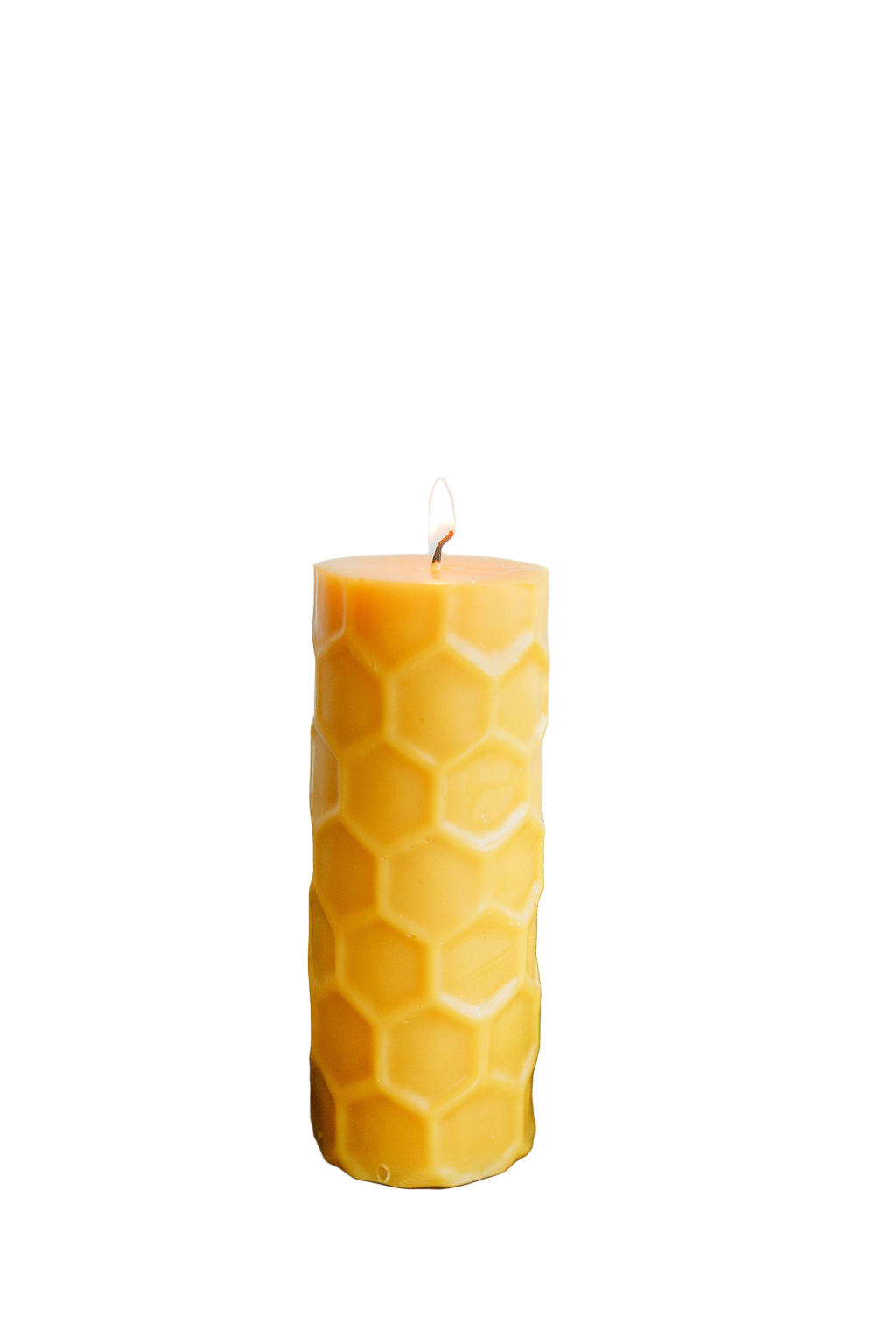 Large Honeycomb Pillar | Beeswax Candle