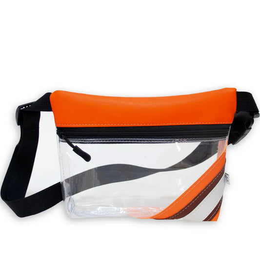 Football Stadium Clear Stripe Game Day Fanny Pack