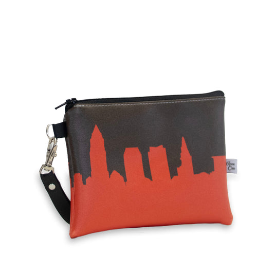 Football Stadium Skyline Game Day Wristlet