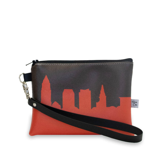 Football Stadium Skyline Game Day Wristlet