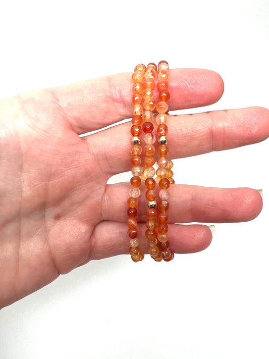 Gemstone Mini Bracelet Carnelian