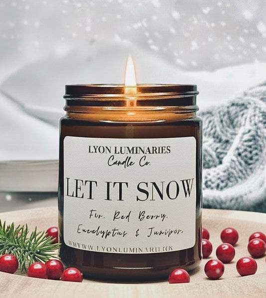 Let it Snow Soy Blend Candle