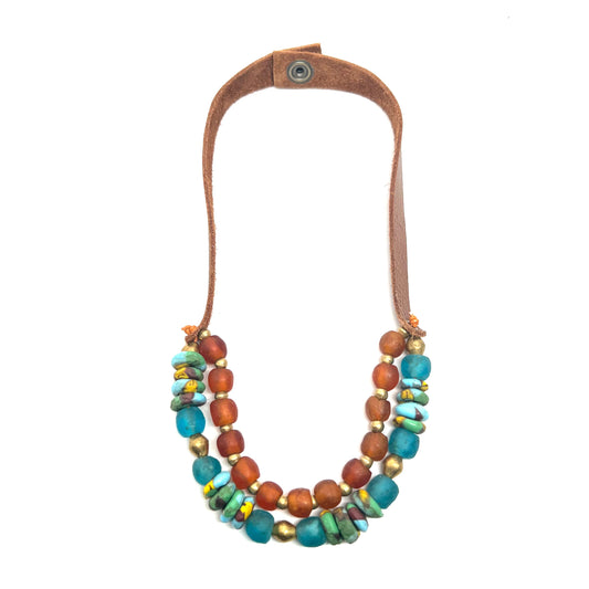 2 strand Choker Necklace Stellar Collection