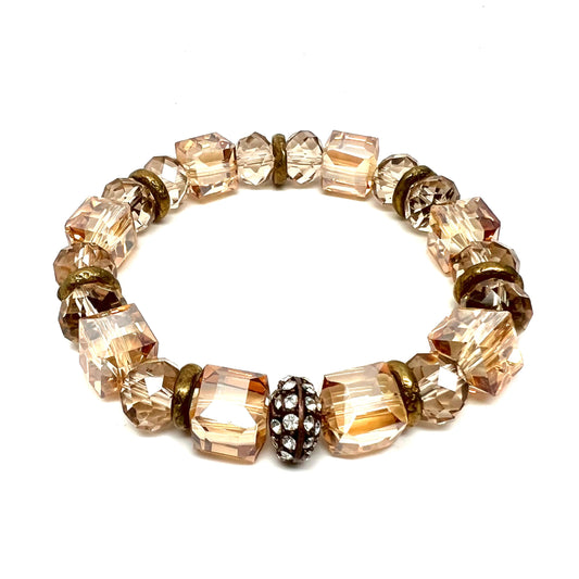 Crystal Bracelet Caramel