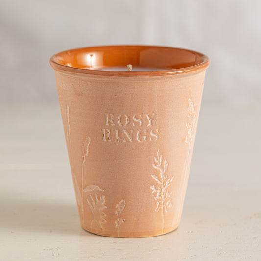 Tomato Vine Garden Pot Candle + Plantable Seed Paper Dust Covers