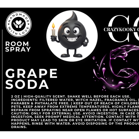 GRAPE SODA - Room Spray, 2oz