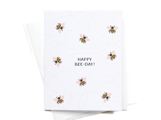 Happy Bee-day! Greeting Card