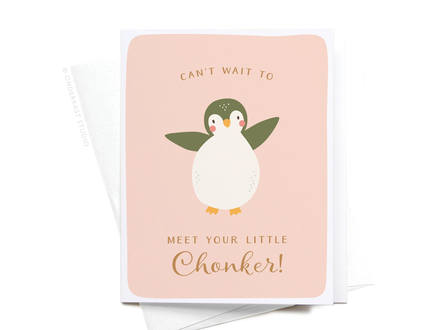 Can’t Wait to Meet Your Little Chonker Greeting Card – FINAL STOCK