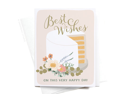 Best Wishes Cake Greeting Card