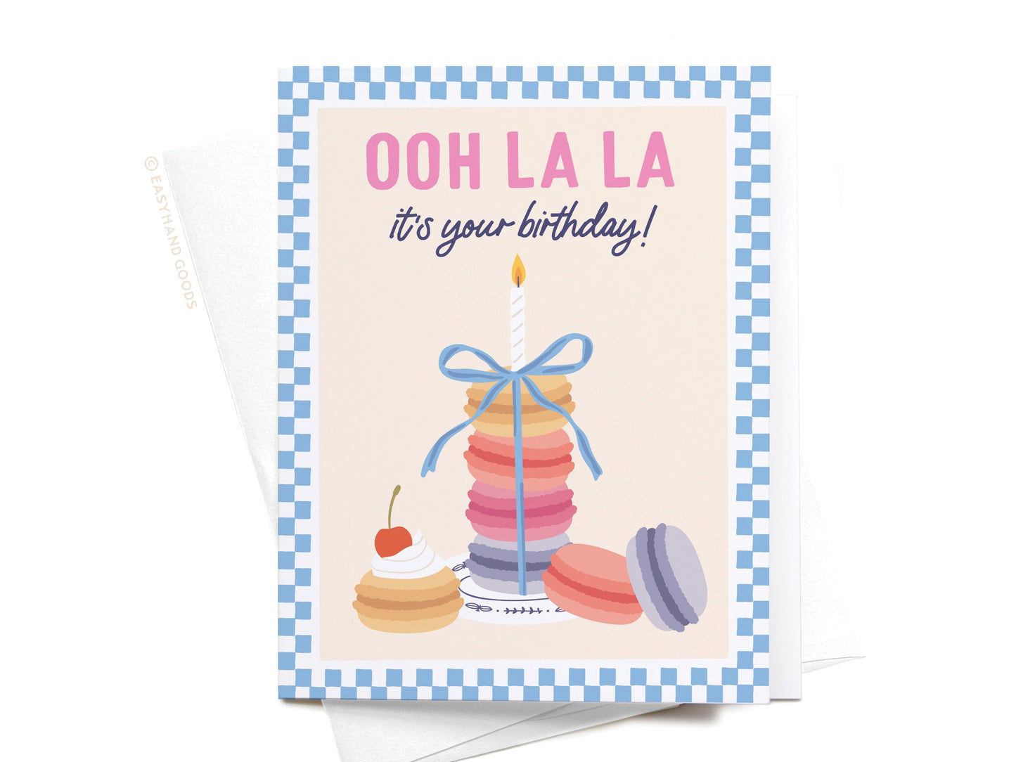 Ooh La La Macarons Greeting Card