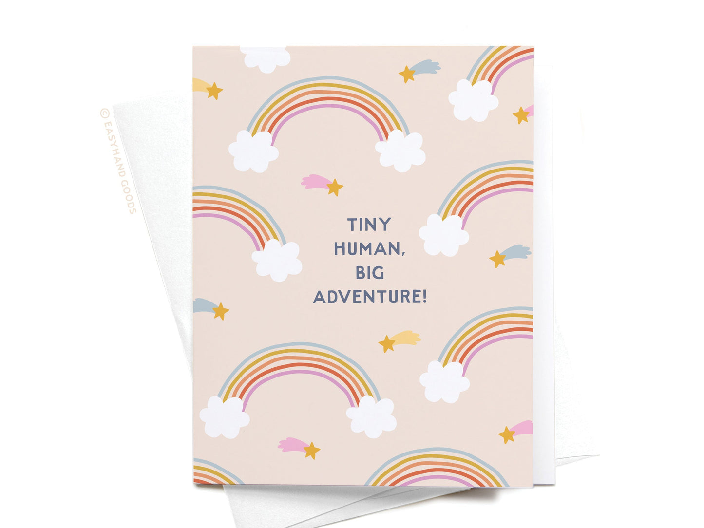 Tiny Human Big Adventure Greeting Card