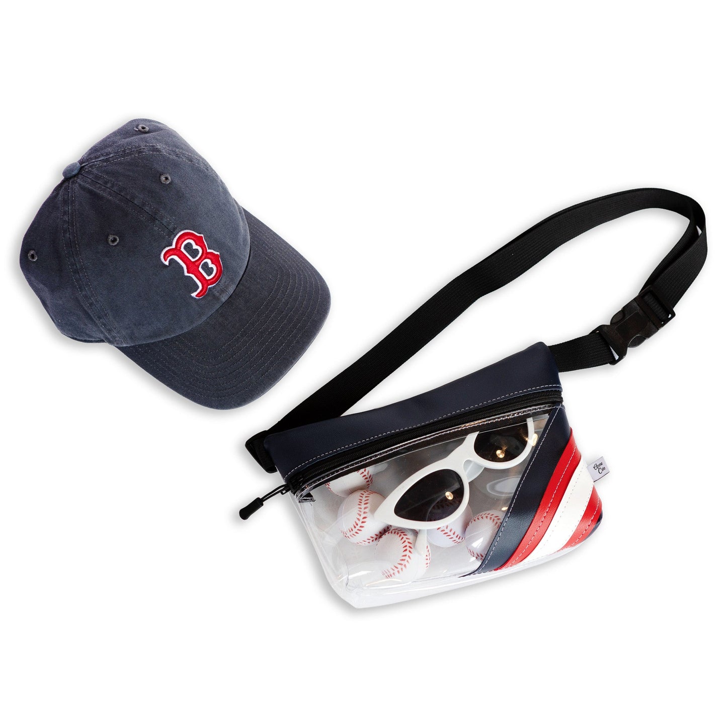 Baseball Ballpark Clear Stripe Game Day Fanny Pack